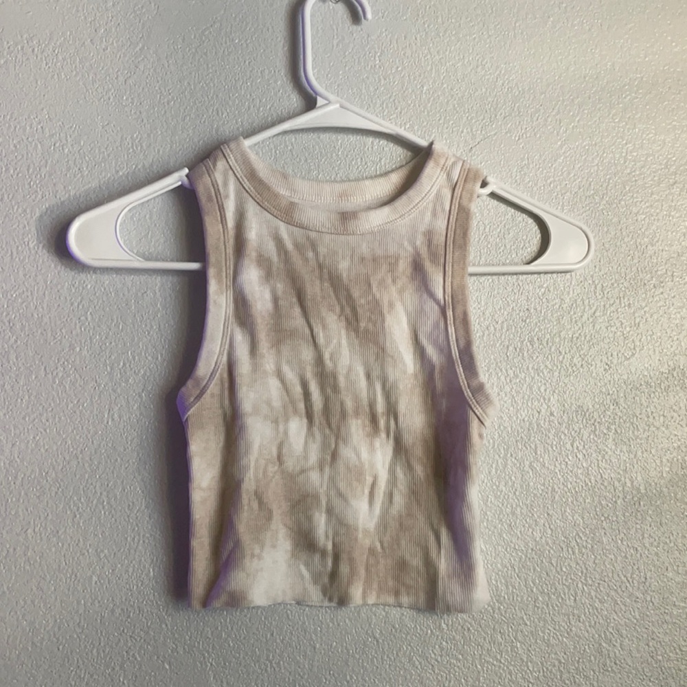 tie dye crop top